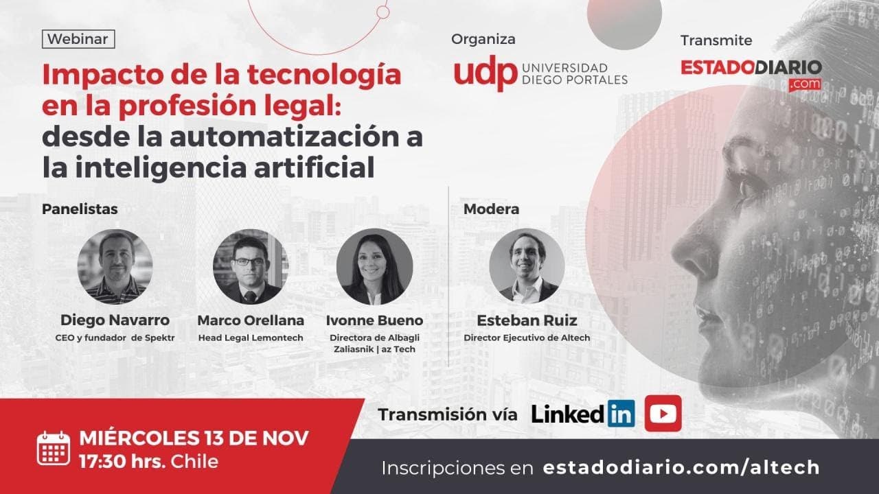 Miniatura del webinar Impacto de la tecnología en la profesión legal de Estado Diario